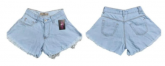 Shorts Jeans Feminino Gode Cintura Alta
