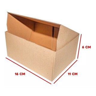 10 Caixa De Papelão 16x11x6 Correios Mercado Envios