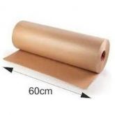 Papel Pardo Kraft 60cm x 4,00m Monolúcido Metros Bobina Embalagem Para Envio e Postagem Barato Marro