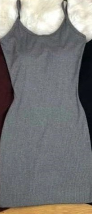Vestido canelado curto Alcinha vestido feminino