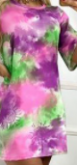 VESTIDO CURTO TIE DYE CORES