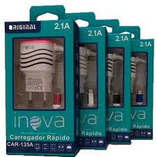 Carregador De Celular Turbo Android - Inova Car-135a (v8)