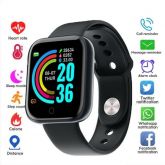 Y68 D20 Relógio Smart Watch com Bluetooth USB com Monitor Cardíaco